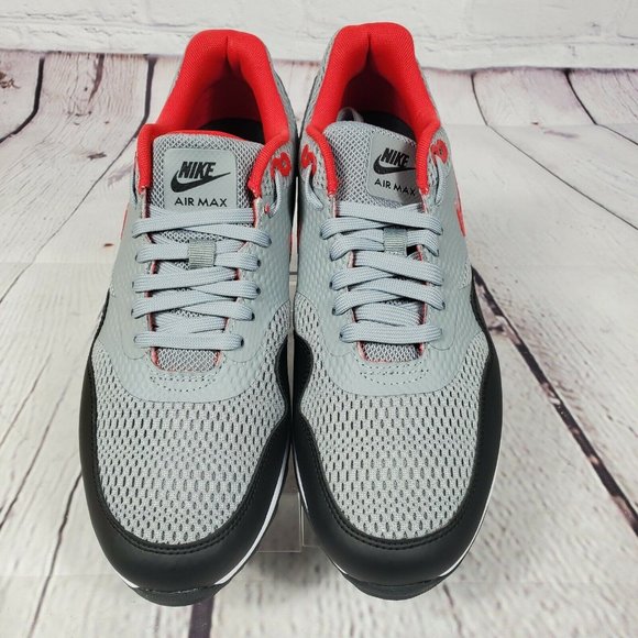 Nike Air Max 1 Golf Particle Grey Red Shoes - Picture 6 of 8